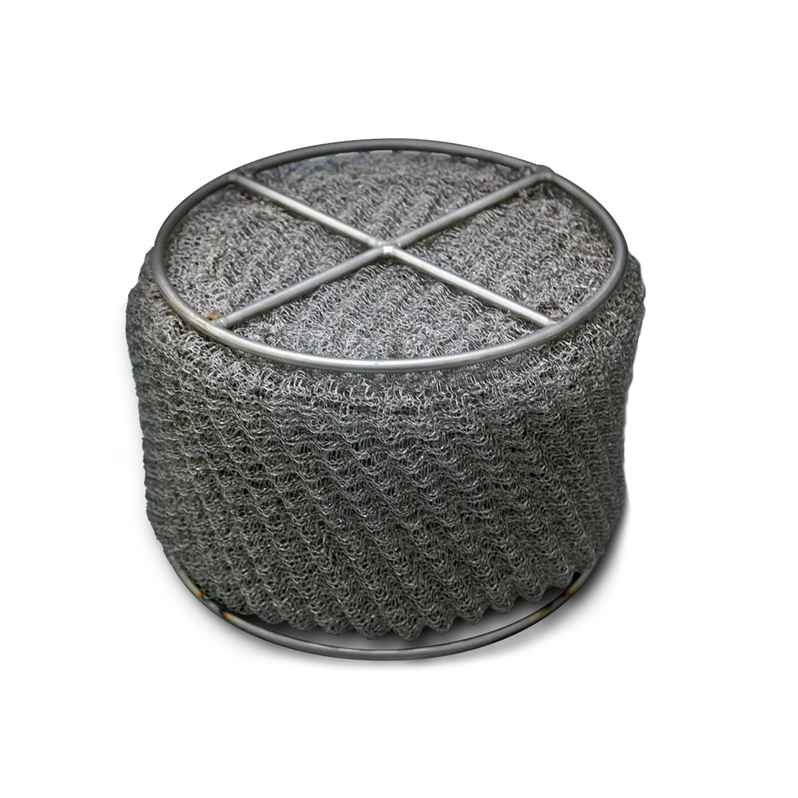 Metal Knitted Wire Mesh - Image 03 metal knitted wire mesh component for mist eliminator knitted wire mesh separator internal system