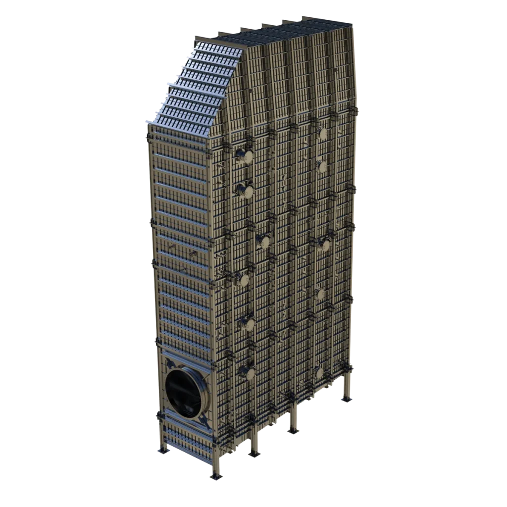 dust scrubber component for urea plant dust scrubber special equipment system