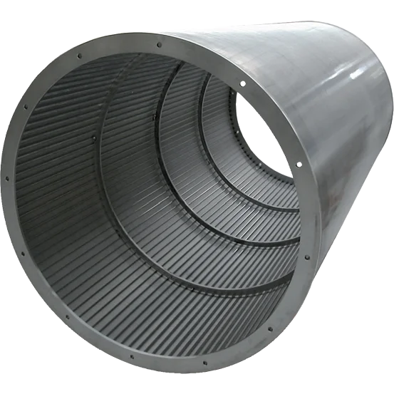 Rotary Drum - Image 1 rotary drum component for wedge wire non-static items filtration system