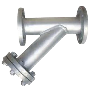 y-type strainer component for inline strainer filtration system